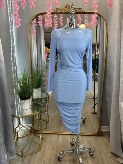 Nydia Dress (Blue)