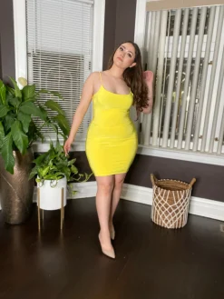 Oooh Girl Dress (Gold)