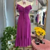 Orchid Smock Linen Dress