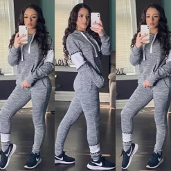2 Piece Jogger Set (Grey)