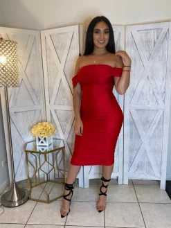 Priscilla Dress (Red)
