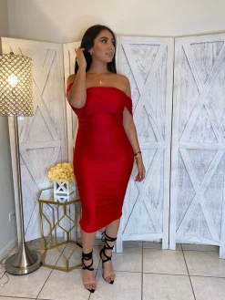 Priscilla Dress (Red)