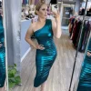 Public Figure Dress (Teal)