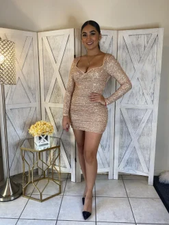 Queen Anne Dress (Champagne)