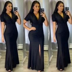 Sabrina Couture Dress (Black)