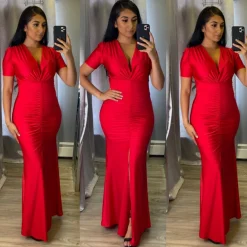 Sabrina Couture Dress (Red)