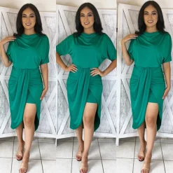 Sarabeth Dress (Pine Green)