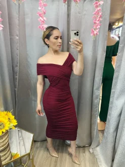 Sexy Little Thing Dress (Burgundy)