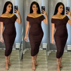 Sexy Little Thing Dress (Brown)