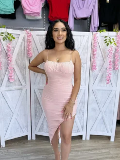 Shirley Dress (Powder Pink)