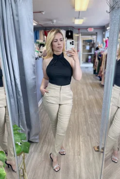 Signed & Sealed Skinny Pants (Taupe)