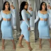 Skies Are Blue Skirt Set