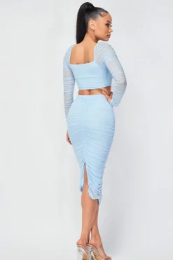 Skies Are Blue Skirt Set
