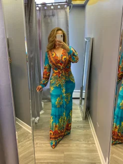 Spring Goddess Maxi Dress