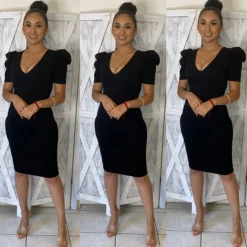 Total Flirt Dress (Black)