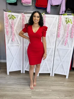 Total Flirt Dress (Red)