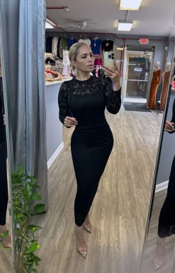 Uziel Lace Dress (Black)
