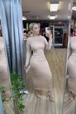 Uziel Lace Dress (Cream)