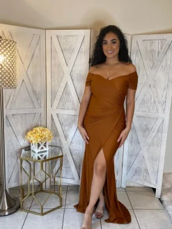 Veronica Dress (Copper)