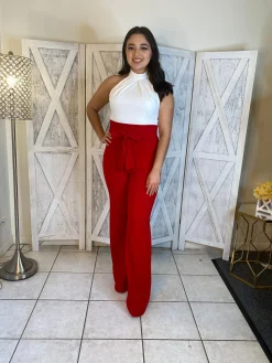 Watch Me Go Pants (Red)