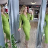 Ziana Dress (Apple Green)