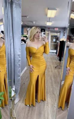 Zuri Gown - Mustard